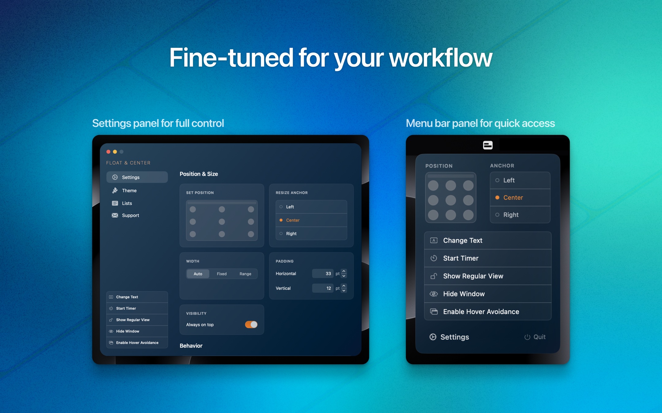 Float & Center screenshot 6
